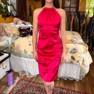 Cache Pink Silk Dress